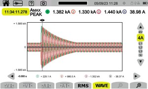 ca8345 motor kalkış akımı kaydı ca8345 motor start record